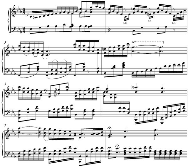 Notation incipit page 1