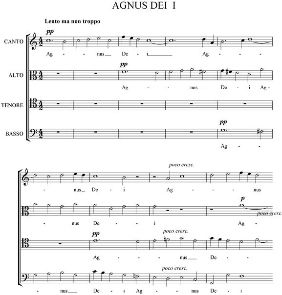 Notation incipit page 1