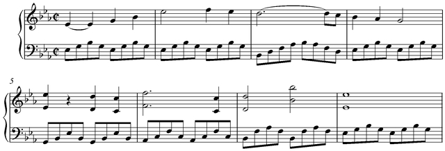 Notation incipit page 1