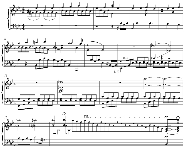 Notation incipit page 1