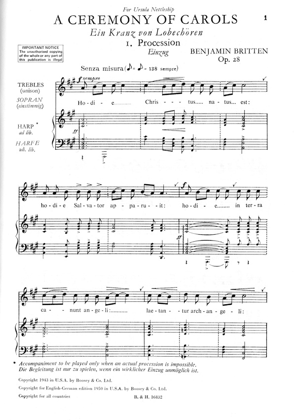 Notation incipit page 1