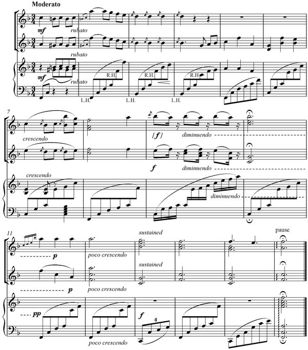 Notation incipit page 1