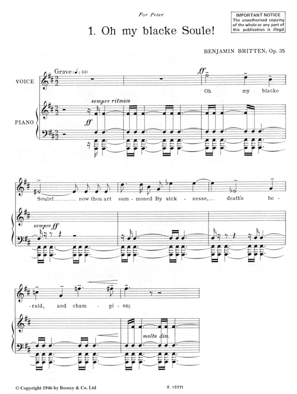 Notation incipit page 1