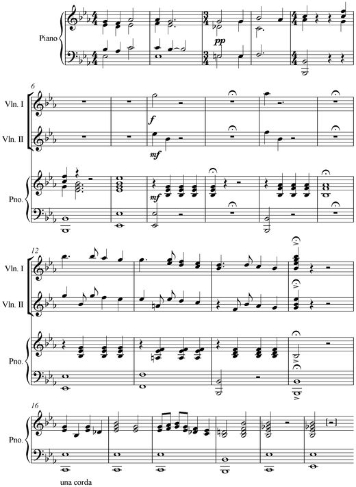 Notation incipit page 1