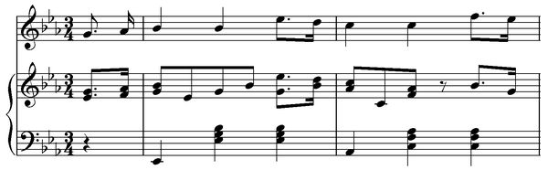 Notation incipit page 1